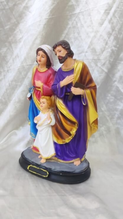 Poly Marble Holy Family Statue - 1 Feet - Image 2