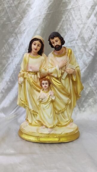 Poly Marble Holy Family Statue - 1 Feet