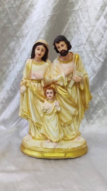 Poly Marble Holy Family Statue - 1 Feet