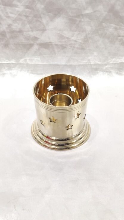 Elegant Brass Candle Stand - 2 Inch - Image 2