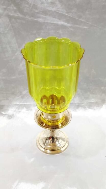 Brass Candle Stand Golden Colored - 4.5 Inch - Image 3