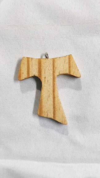 Wooden Tau Cross Pendants - 3.5 cm