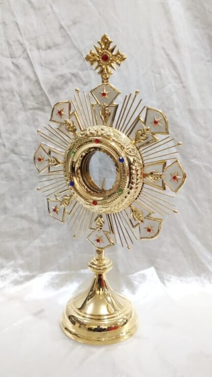 Gold Plated Monstrance  - 20 Inch - Image 4