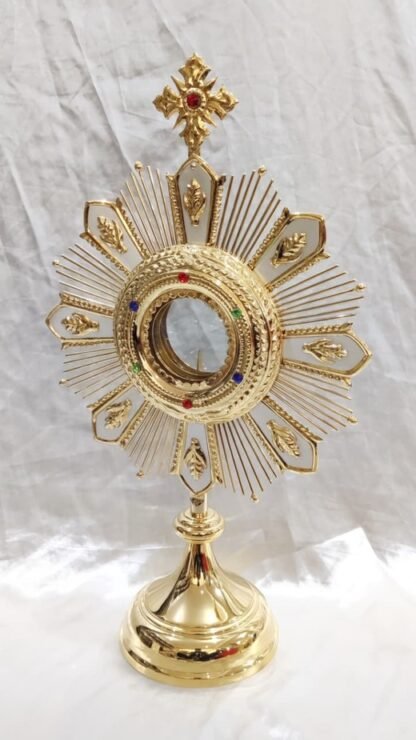 Gold Plated Monstrance - 20 Inch - Image 2