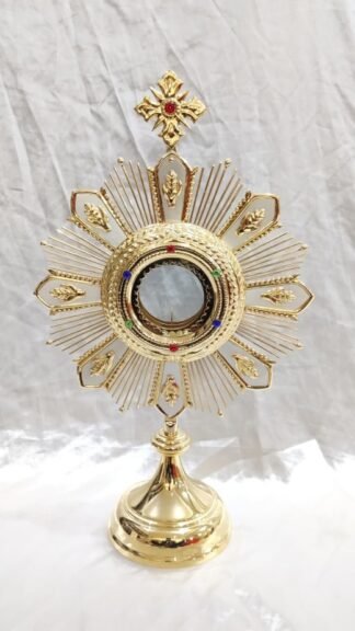 Gold Plated Monstrance - 20 Inch
