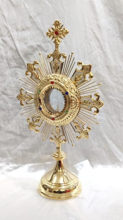 Gold Plated Monstrance  - 20 Inch - Image 3