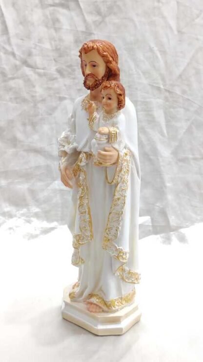 Poly Marble Saint Joseph Figure - 13 Inch - Image 4