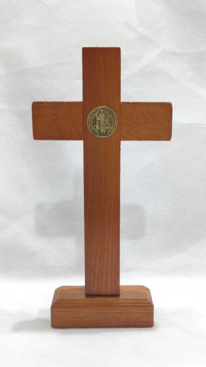 wooden Metal Cross - 9 Inch - Image 4