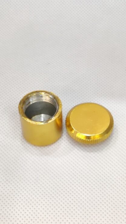 Golden Plated Oil Container - 1 Inch - Image 4