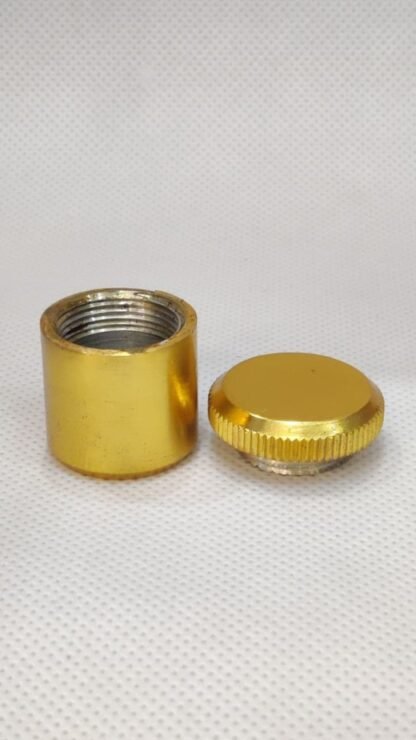 Golden Plated Oil Container - 1 Inch - Image 5
