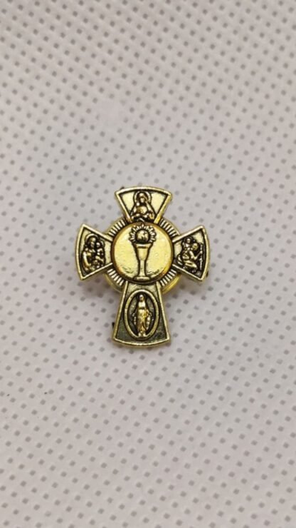 Golden Colored Shirt Pin