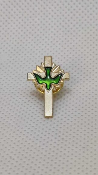 Green Colored Shirt Pin
