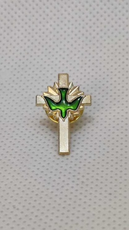 Green Colored Shirt Pin