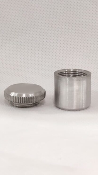 Silver Plated Oil Container - 1 Inch - Image 5