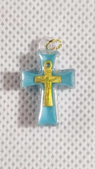 Blue Cross Pendants - 1 Inch