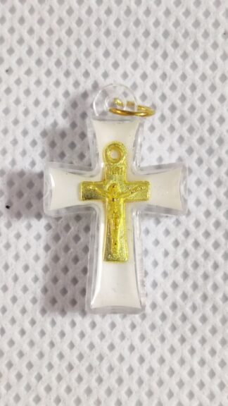 White Cross Pendants - 1 Inch