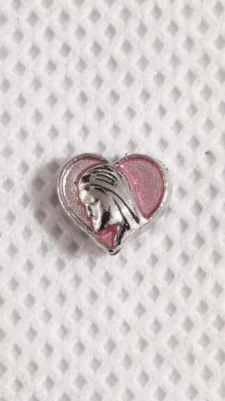 1 cm Silver Plated  Medal
