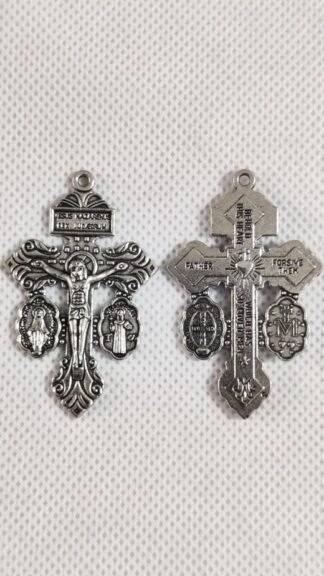 Silver Plated Cross - 2.2 Inch