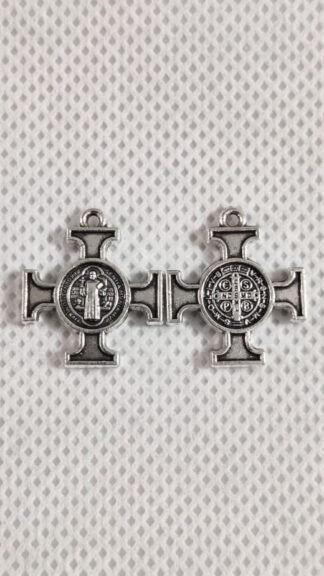 Silver Plated Cross Pendants - 1 Inch