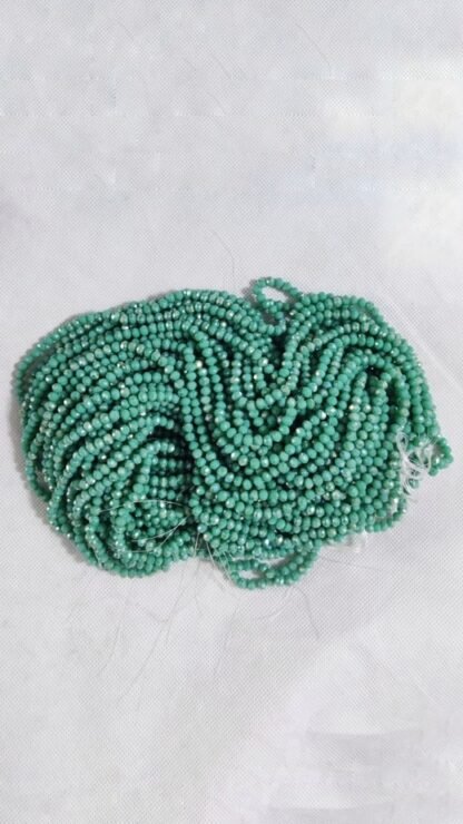 Blue Colored Crystal Beads One Line - 8 MM - Image 2