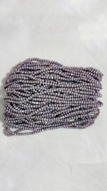 Violet Colored Crystal Beads One Line - 8 MM - Image 2