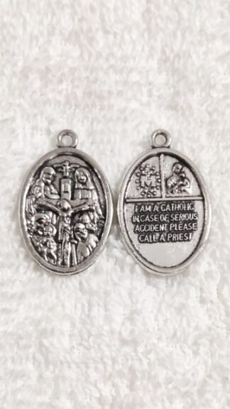 Silver Plated Medal - 2.5 cm