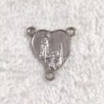 2 Cm Silver Plated Three Cornered Medal