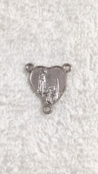 2 Cm Silver Plated Three Cornered Medal