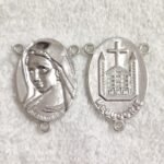 Silver Plated Three Cornered Medal – 4 CM