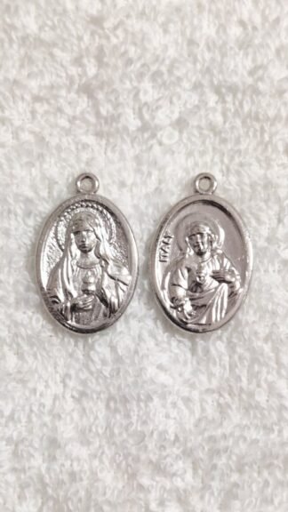 Silver Plated Medal - 2.5 cm