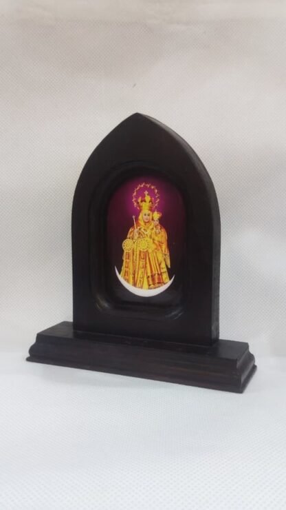 Velankanni Matha Wooden Frame - 6 Inch - Image 2