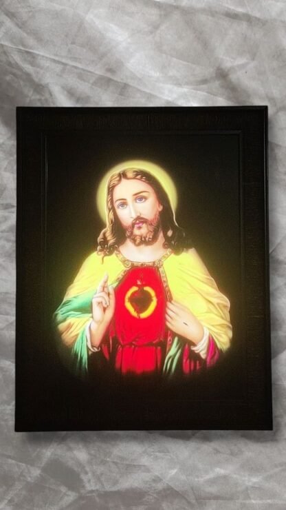 Sacred Heart LED Photo Frame - 13x10 Inch