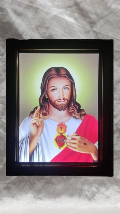 Sacred Heart LED Photo Frame - 13x10 Inch
