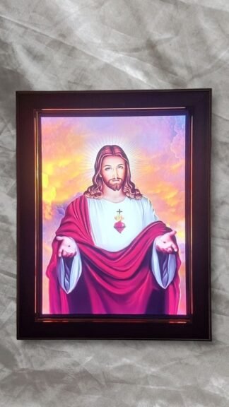 Sacred Heart LED Photo Frame - 13x10 Inch