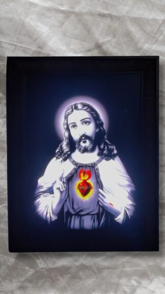 Sacred Heart LED Photo Frame - 13x10 Inch