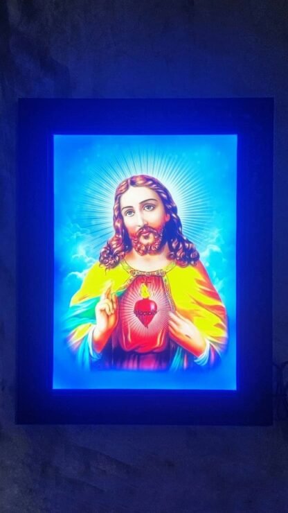 Sacred Heart LED Photo Frame - 13x10 Inch - Image 2