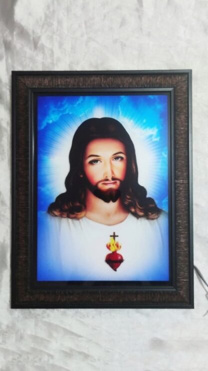 Sacred Heart LED Photo Frame - 13x10 Inch - Image 2