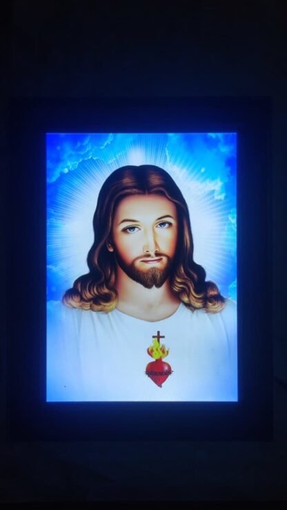 Sacred Heart LED Photo Frame - 13x10 Inch - Image 3