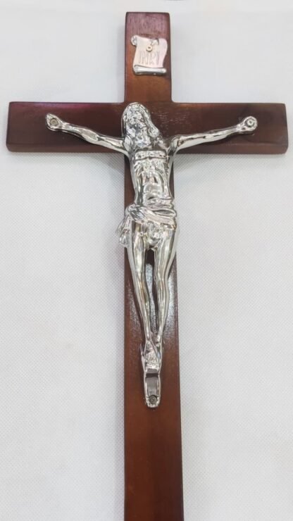 wooden Metal Cross - 17 Inch - Image 2