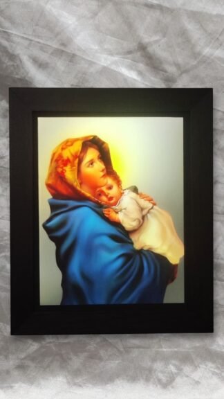 Mother Mary Led Photo Frame - 12*10 Inch