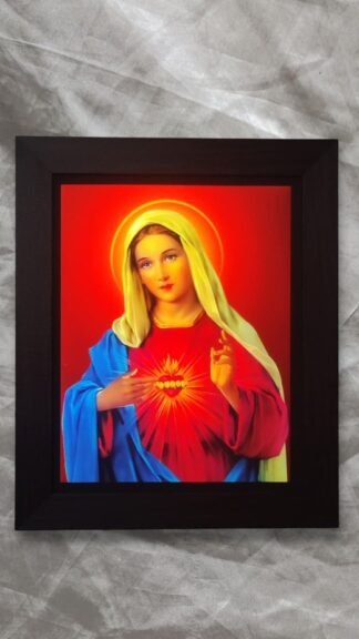 Mother Mary Led Photo Frame - 12*10 Inch