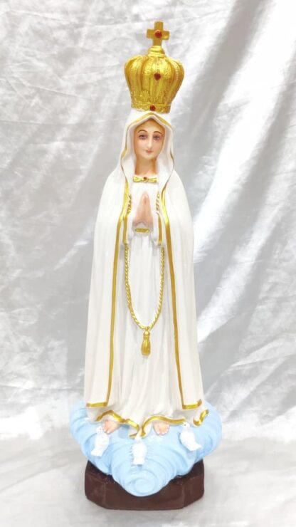 Poly Marble Fatima Mother Statue - 20 Inch