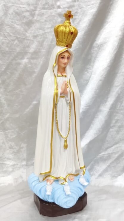 Poly Marble Fatima Mother Statue - 20 Inch - Image 2