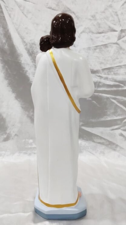 White Fiber Saint Joseph Figure - 19 Inch - Image 5