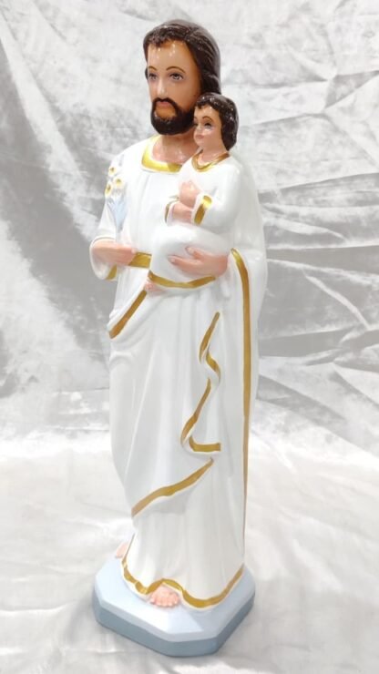 White Fiber Saint Joseph Figure - 19 Inch - Image 4