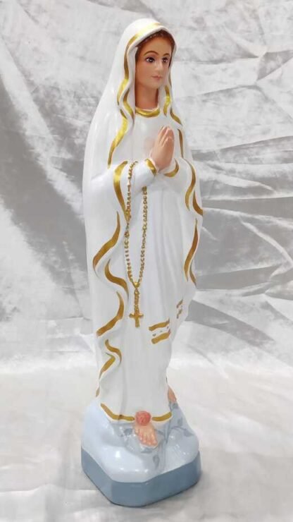 Fiber Our Lady Of Lourdes Statue - 19 Inch - Image 2