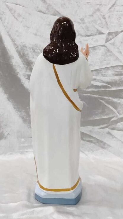 Fiber Sacred Heart Statue - 19 Inch - Image 3