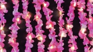 Elegant Warm Pink Serial Light