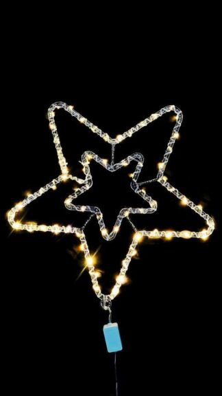 Premium 5-Point Acrylic LED Christmas