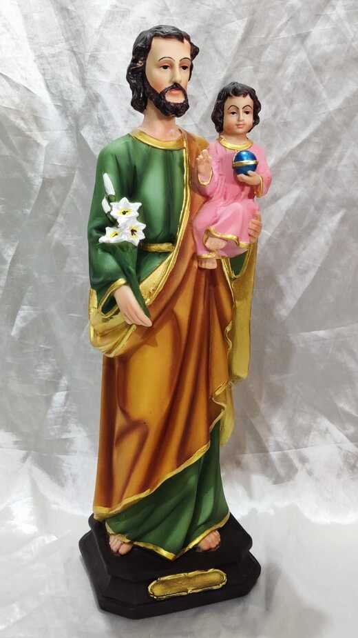 Poly Marble St Joseph Statue - 19 Inch - Image 2